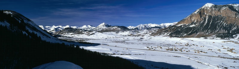 The Crested Butte Valley, Winter - Crested Butte, Colorado