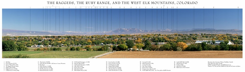 The Raggeds, The Ruby Range and the West Elk Mountains, Colorado