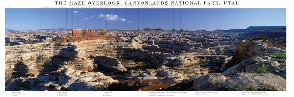 The Maze Overlook, Canyonlands National Park, Utah 