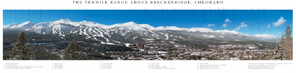 The Tenmile Range Above Breckenridge, Colorado