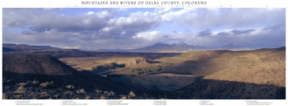  Above Pleasure Park, Mountains and Rivers of Delta County, Colorado