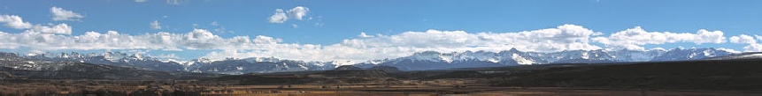 View Looking South from Montrose, Colorado 