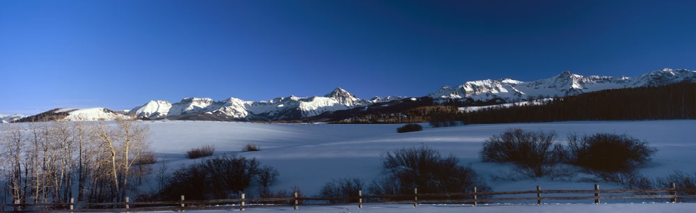 Home Page - Image  of San Juan Mountains in Winter, Top of Dallas Divide - Colorado